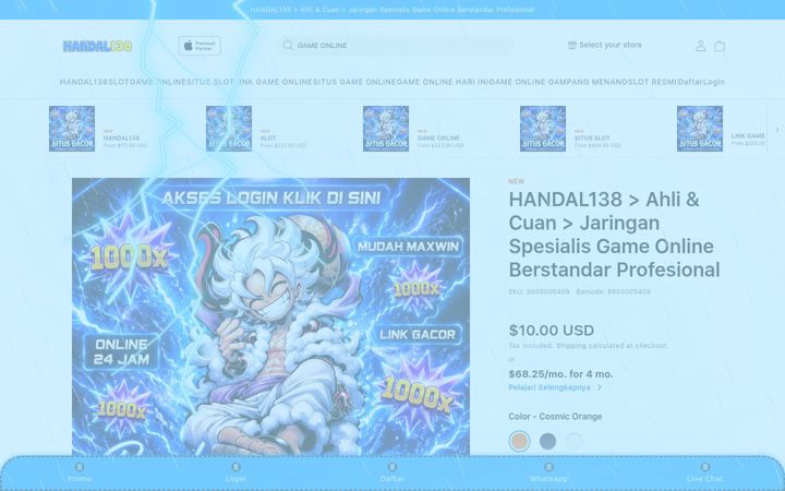 Screenshot of handal138.net