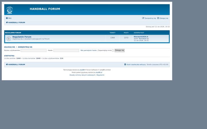 Screenshot of handball-forum.pl