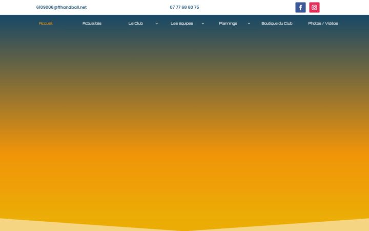 Screenshot of handball-stgirons.fr
