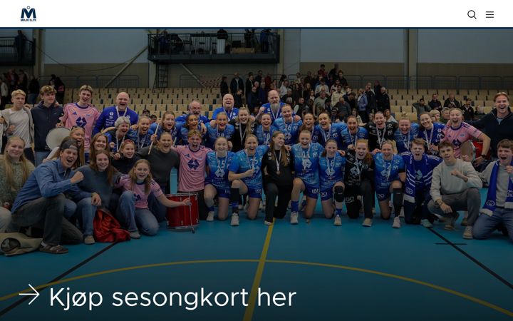 Screenshot of handballjentan.no