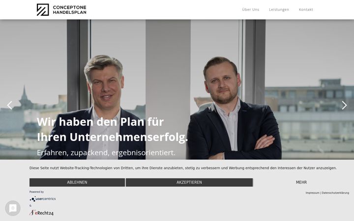 Screenshot of handelsplan.net
