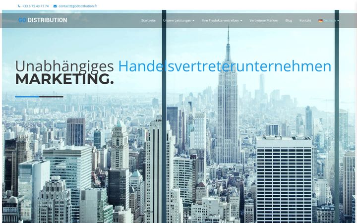 Screenshot of handelsvertreter-frankreich.de