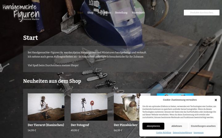 Screenshot of handgemachte-figuren.de