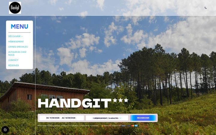 Screenshot of handgit.com