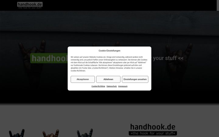 Screenshot of handhook.de