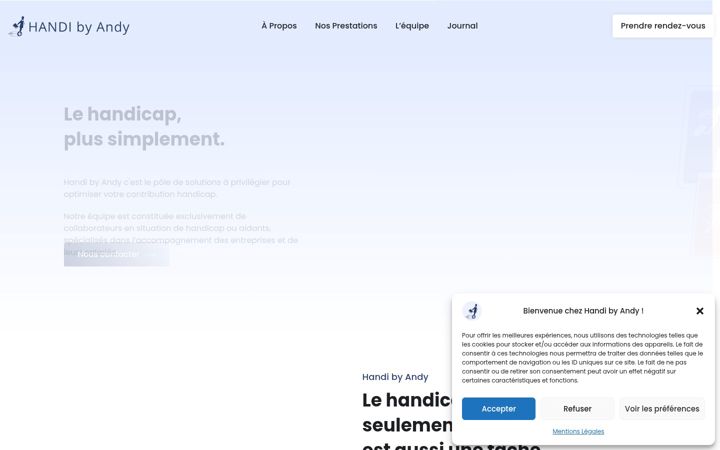 Screenshot of handi-by-andy.fr