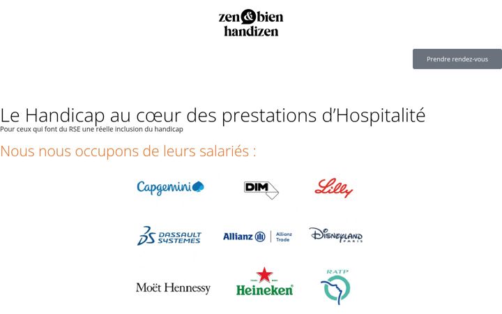 Screenshot of handi-zen.fr
