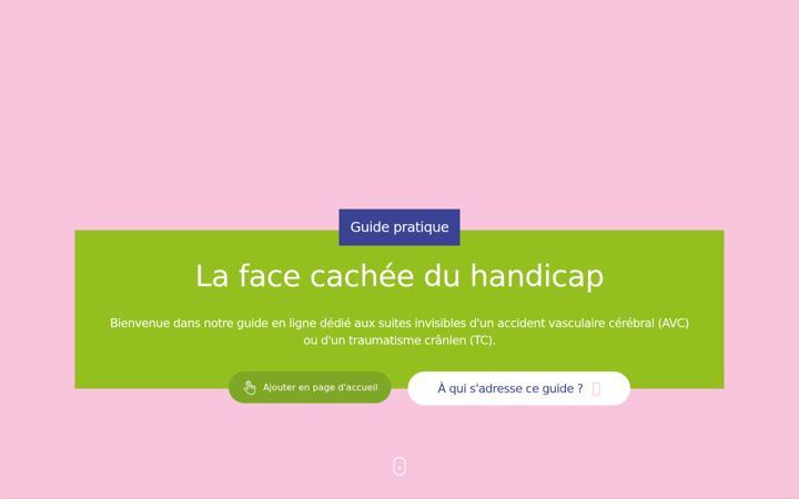 Screenshot of handicap-invisible-avc-tc.fr