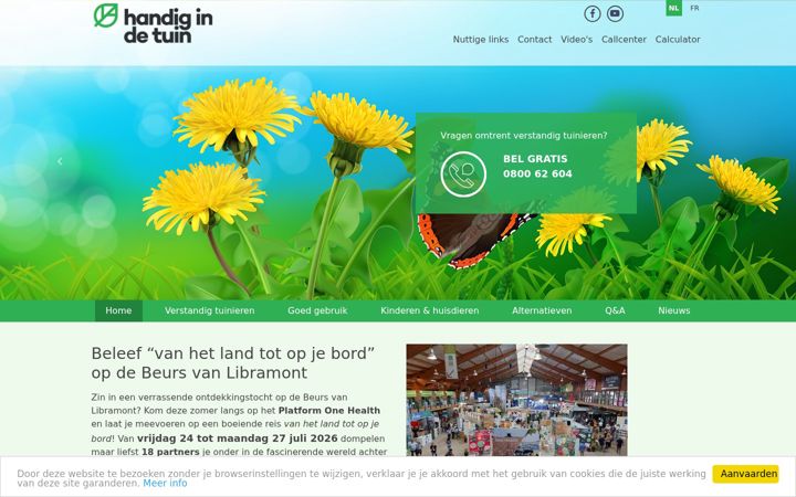 Screenshot of handigindetuin.be