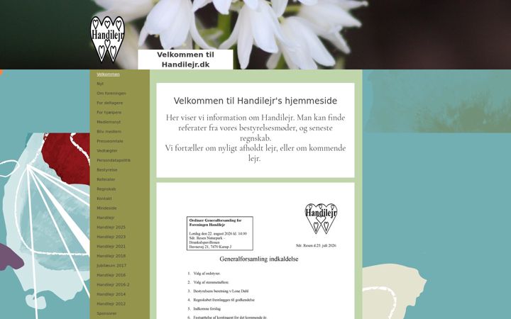 Screenshot of handilejr.dk