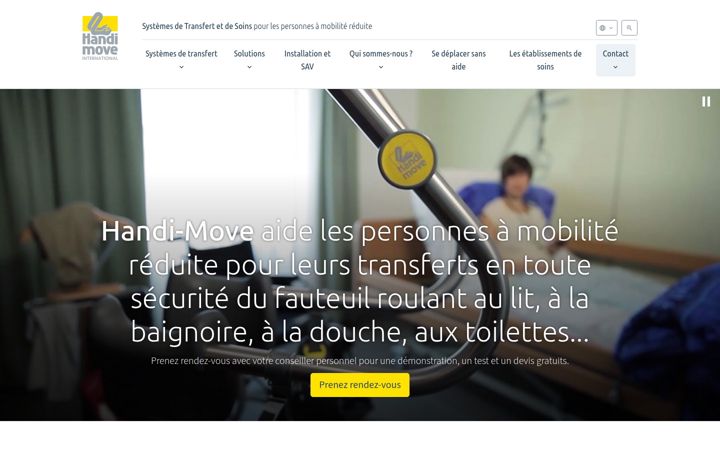 Screenshot of handimove.fr