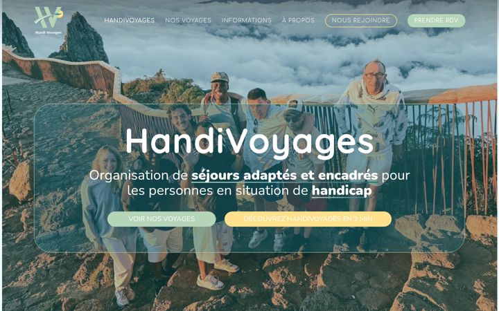 Screenshot of handivoyages.com