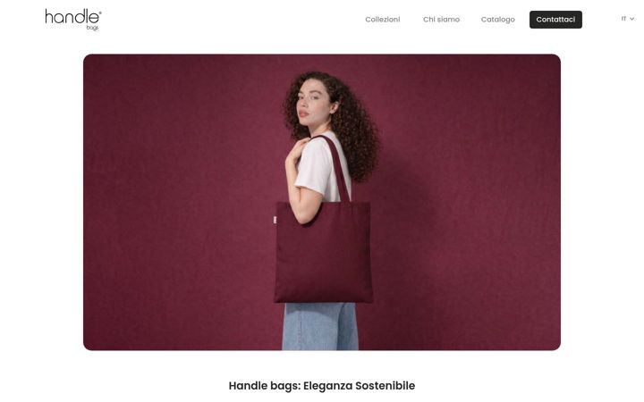 Screenshot of handle-bags.com