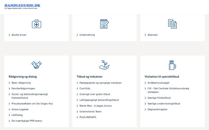 Screenshot of handleguide.dk