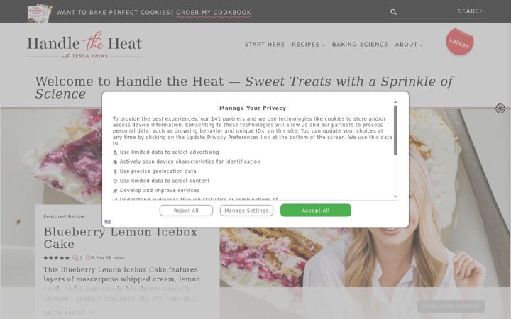 Screenshot of handletheheat.com