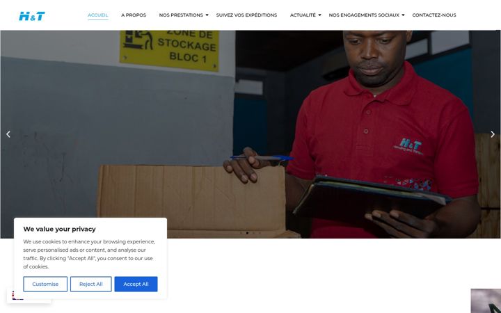 Screenshot of handlingandtransport.com