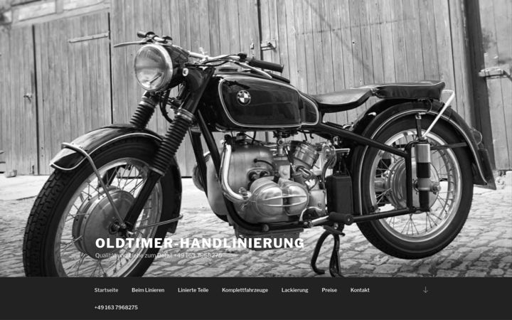 Screenshot of handlinierung.de