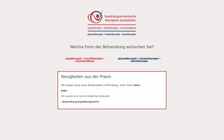 Screenshot of handlungsorientierte-therapien.de