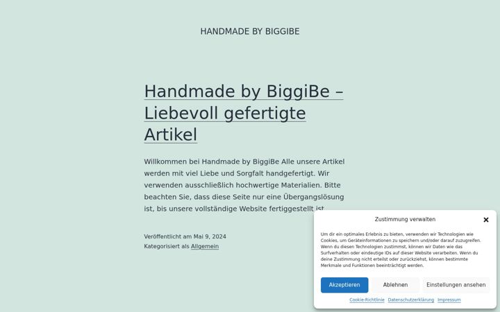 Screenshot of handmade-by-biggibe.de