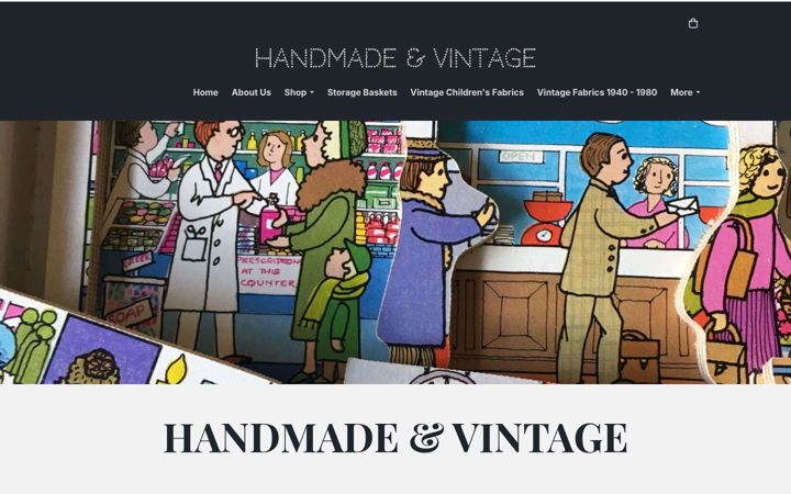 Screenshot of handmadeandvintage.co.uk