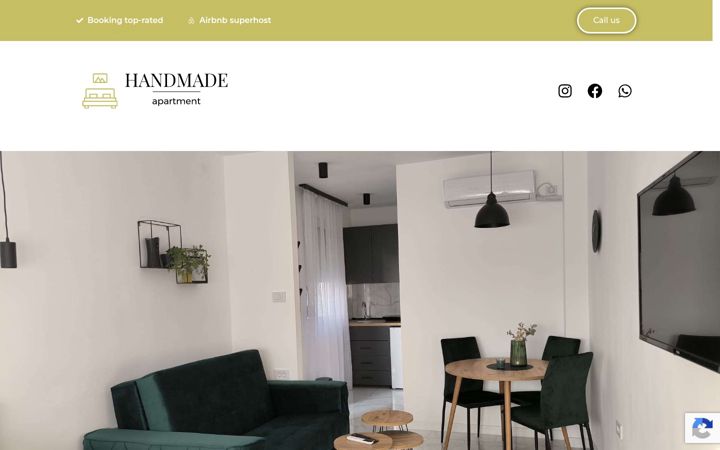 Screenshot of handmadeapt.com