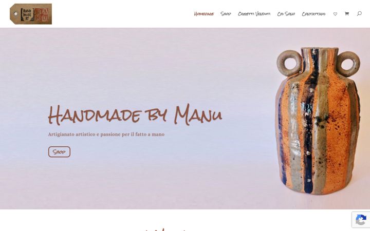 Screenshot of handmadebymanu.it