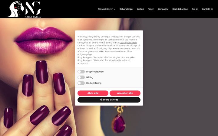 Screenshot of handmadenails.org