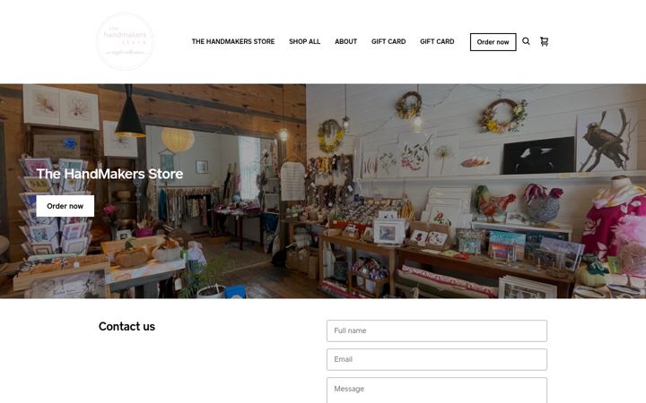 Skærmbillede af handmakersstore.com.au