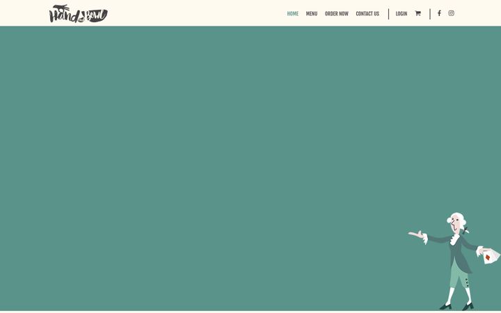 Screenshot of handnbowl.com