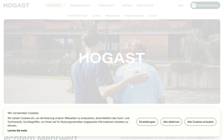 Screenshot of handover.at