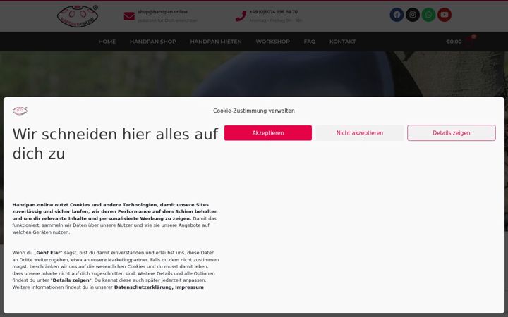 Screenshot of handpan.online