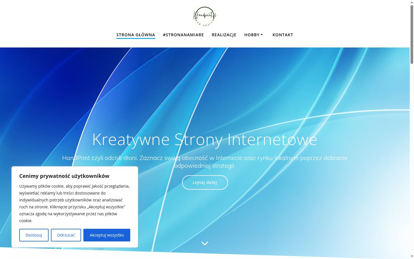 Screenshot tal-banner tal-kunsens muri qabel kwalunkwe interazzjoni