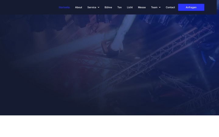 Screenshot of hands-for-events.de