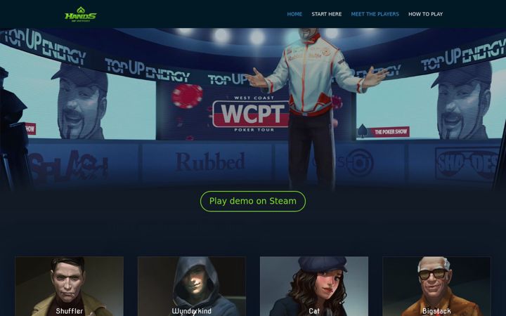 Screenshot of handsofvictory.com