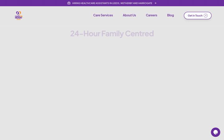Screenshot of handsonheartcare.org