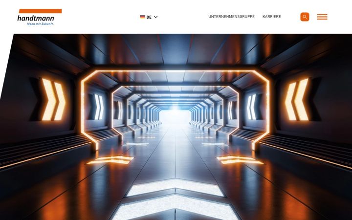 Screenshot of handtmann-systemtechnik.com