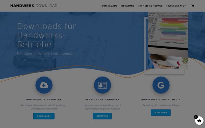 Skjermbilde av handwerk-download.de