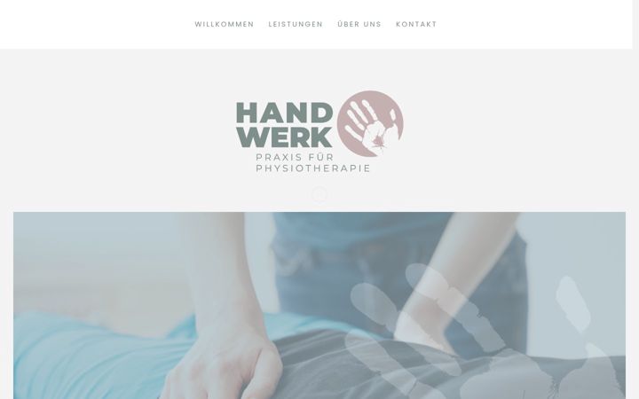 Screenshot van handwerk-physiopraxis.de