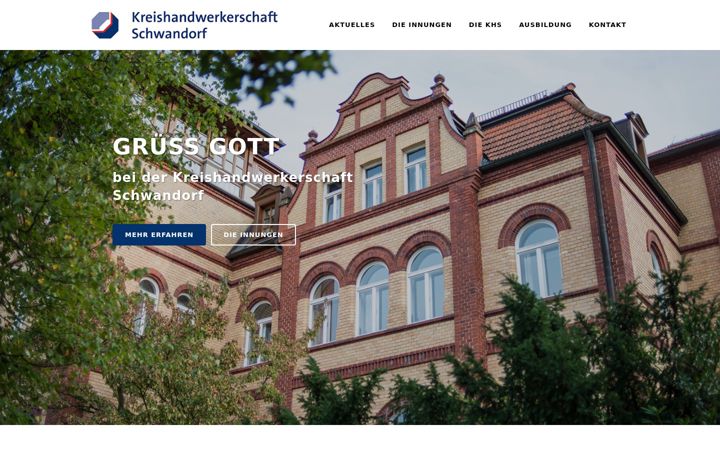 Screenshot van handwerk-schwandorf.de