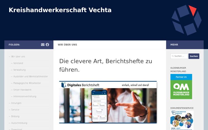 Snímek obrazovky handwerk-vechta.de