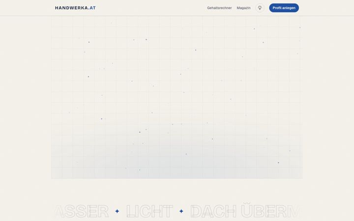 Screenshot of handwerka.at