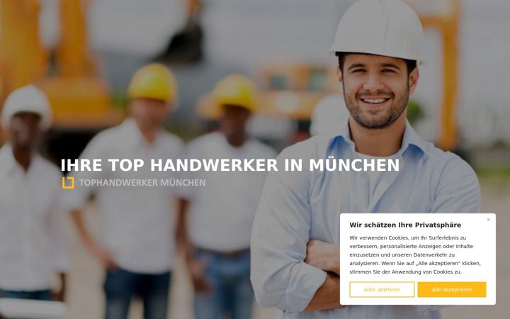 Screenshot ta' handwerker-fuer-muenchen.de