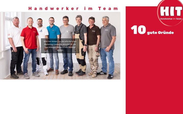 Snímek obrazovky handwerker-im-team.de