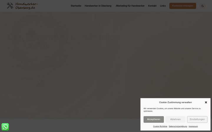 Screenshot ta' handwerker-oberberg.de