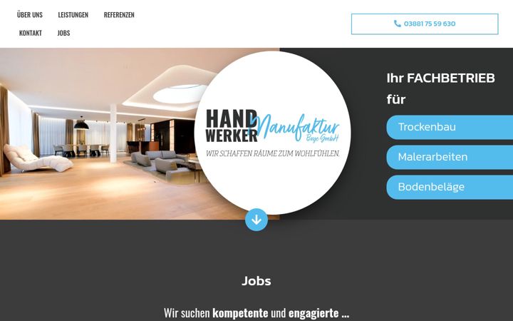 Screenshot ta' handwerkermanufaktur.de