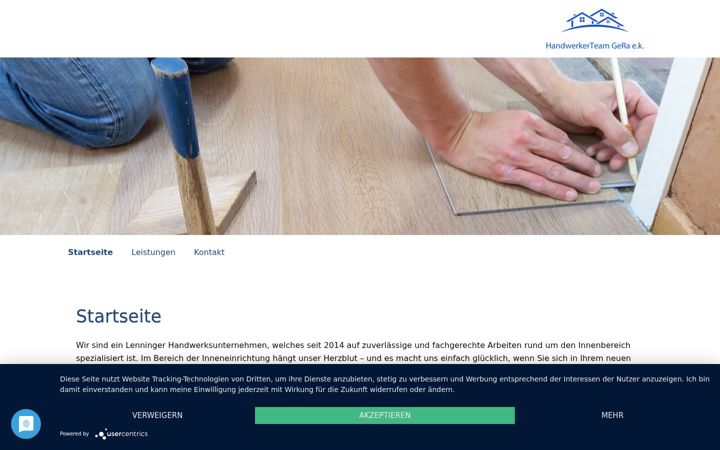 Screenshot of handwerkerteam-gera.de