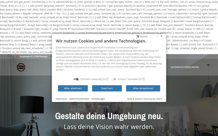 Screenshot of handwerks-arbeiten.de