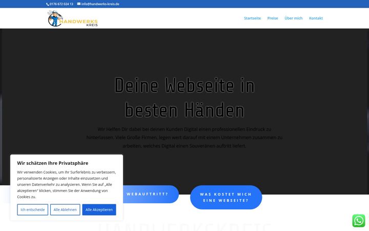 Screenshot ta' handwerks-kreis.de