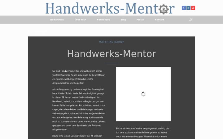 Screenshot ta' handwerks-mentor.de