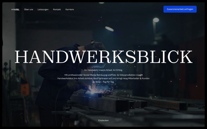 Screenshot of handwerksblick.com